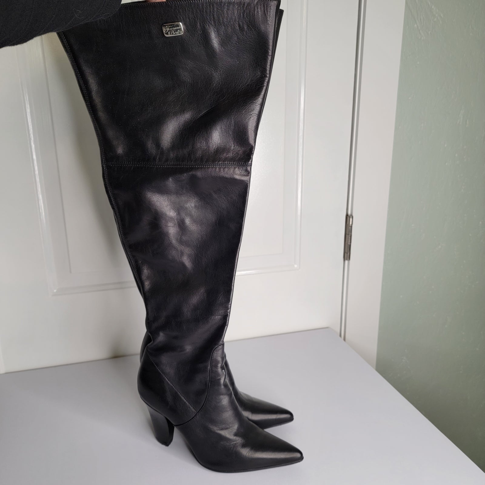Size 8 Black Custom Made Fernando Berlin OTK Boots