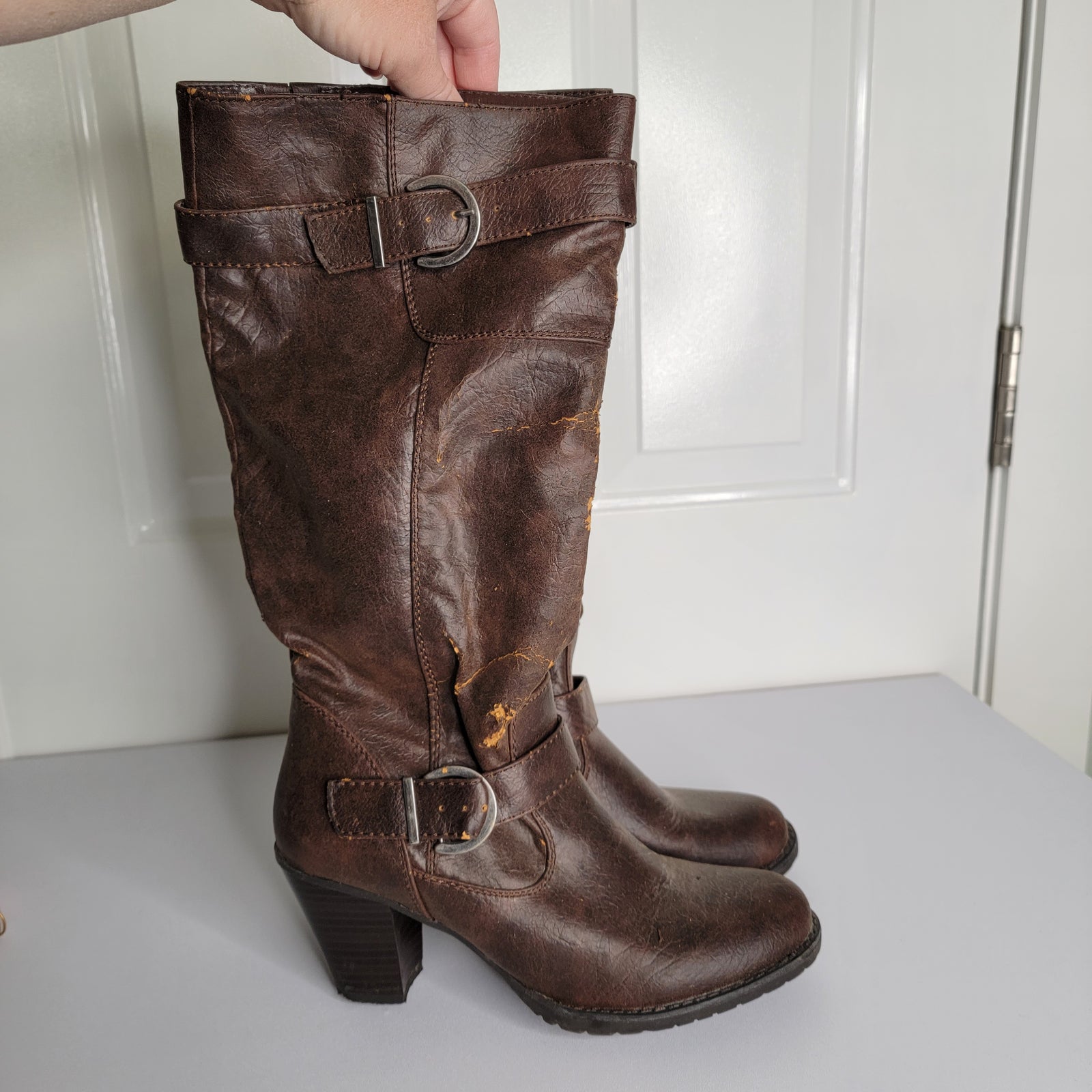 Size 8 Brown Sonoma Knee Boots