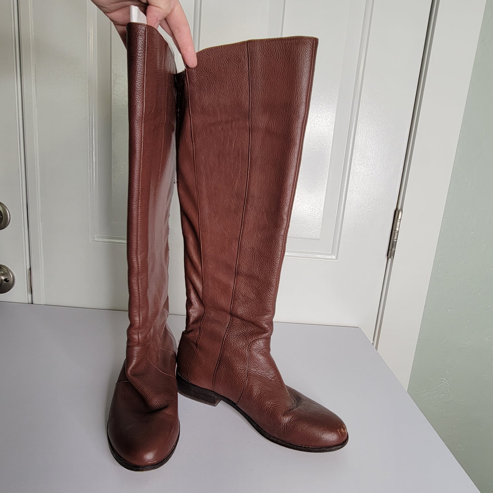 Size 8.5 Brown H by Halston Riding Boots