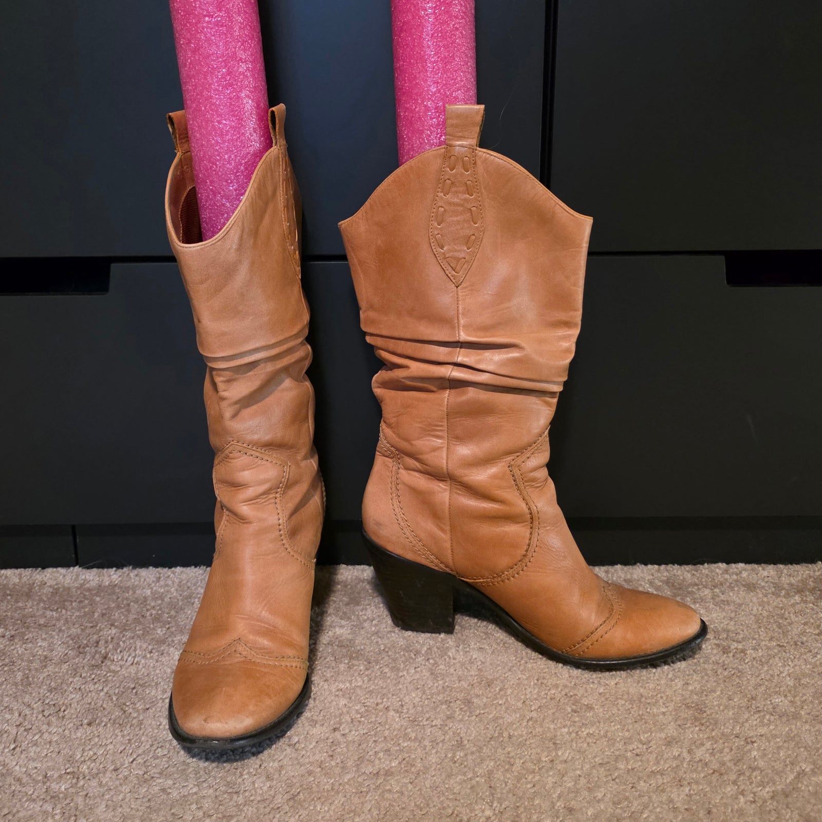 Size 8 Caramel BCBGeneration Calf Boots