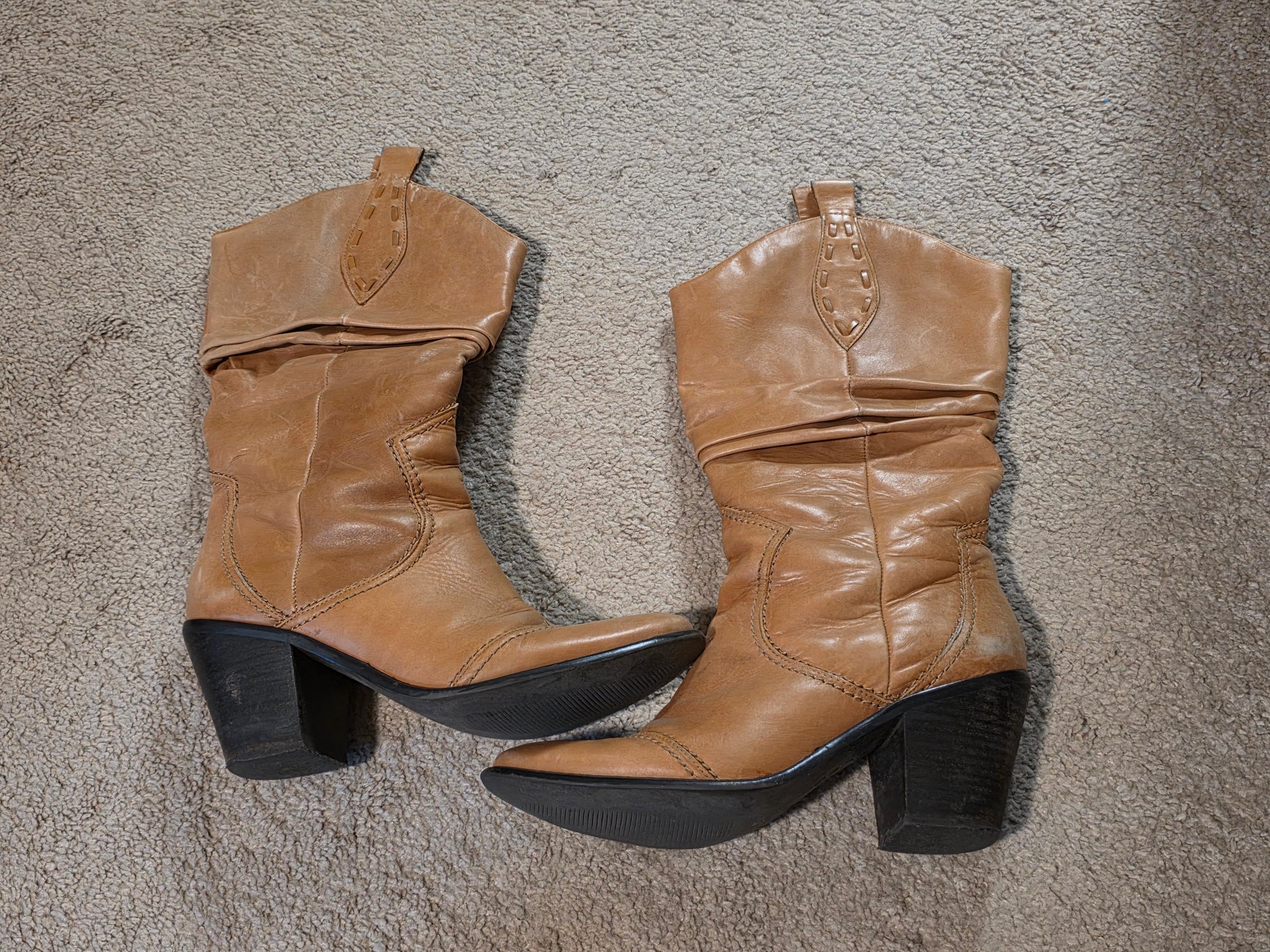 Size 8 Caramel BCBGeneration Calf Boots
