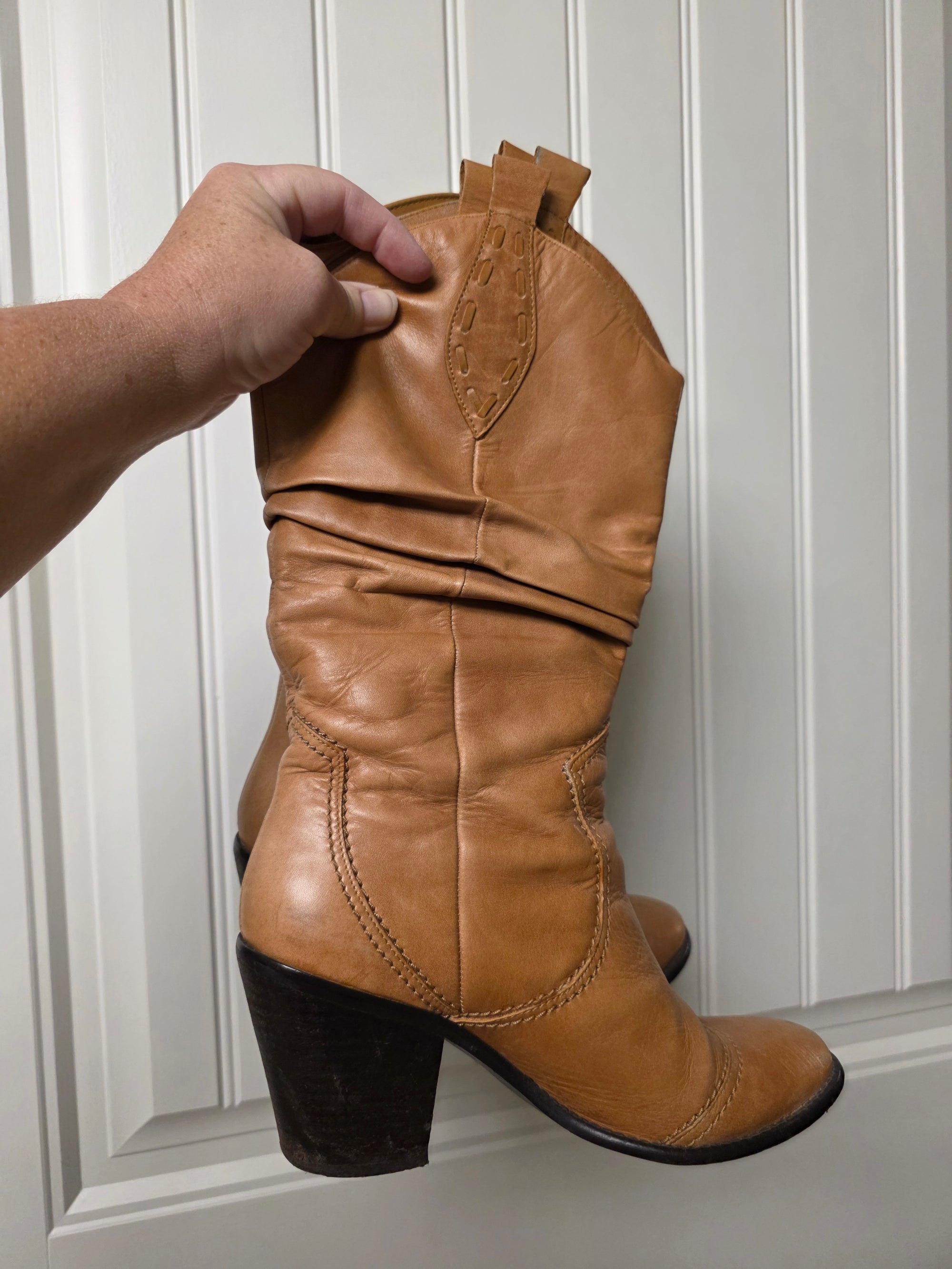 Size 8 Caramel BCBGeneration Calf Boots