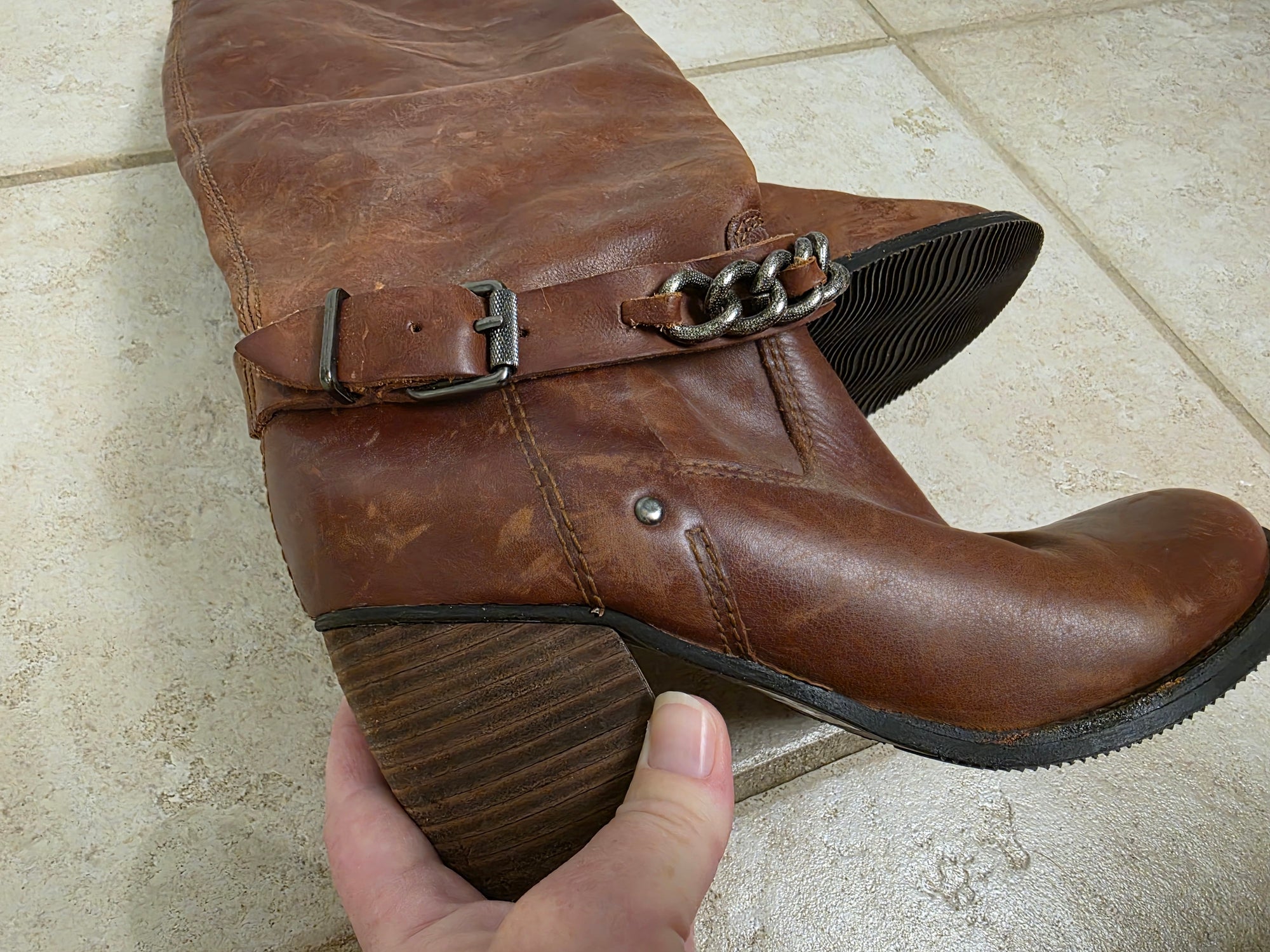 Size 8.5 Brown BCBGeneration Knee Boots