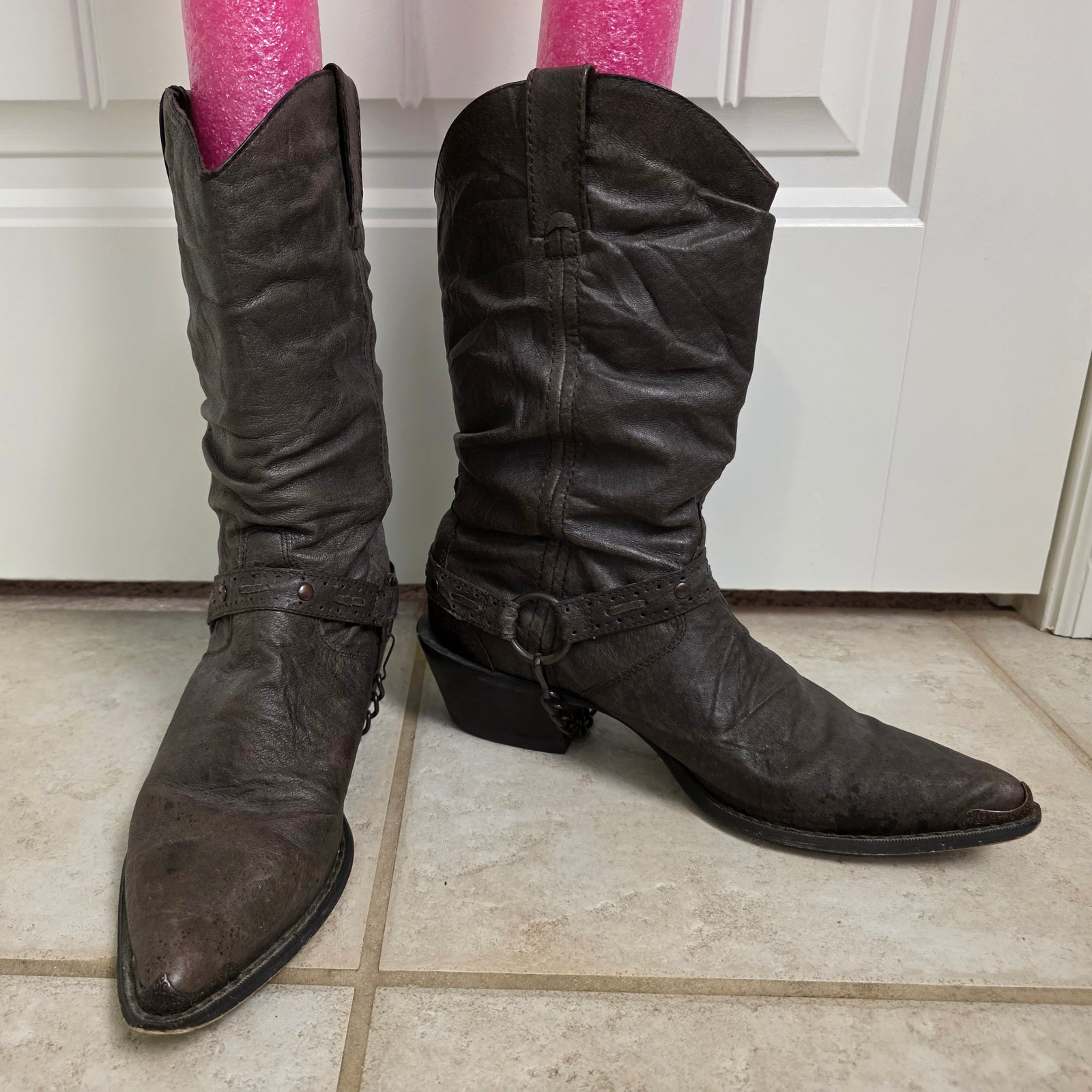 Size 7.5 Dark Gray Durango Cowgirl Boots