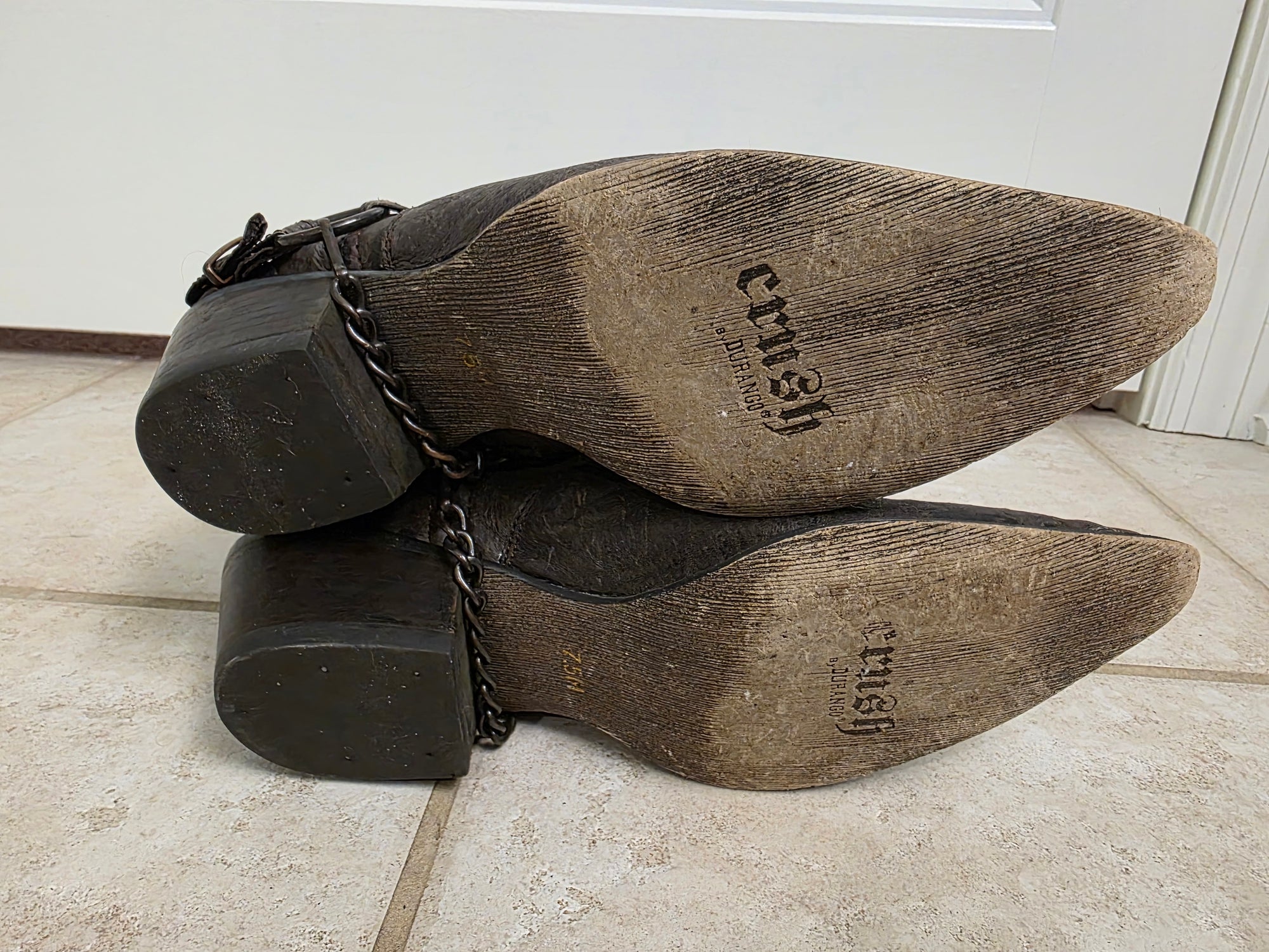 Size 7.5 Dark Gray Durango Cowgirl Boots