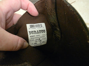 Size 7.5 Dark Gray Durango Cowgirl Boots