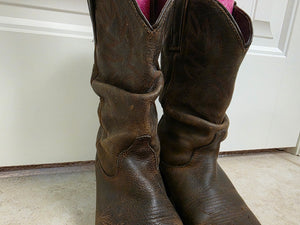 Size 8 Dark Brown Dingo Cowgirl Boots