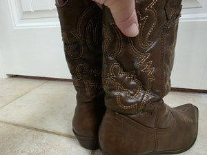 Size 8 Brown Madden Girl Cowgirl Boots