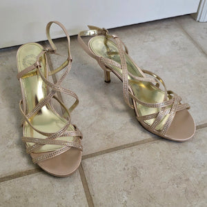 Size 7 Taupe I. Miller Strappy Sandals