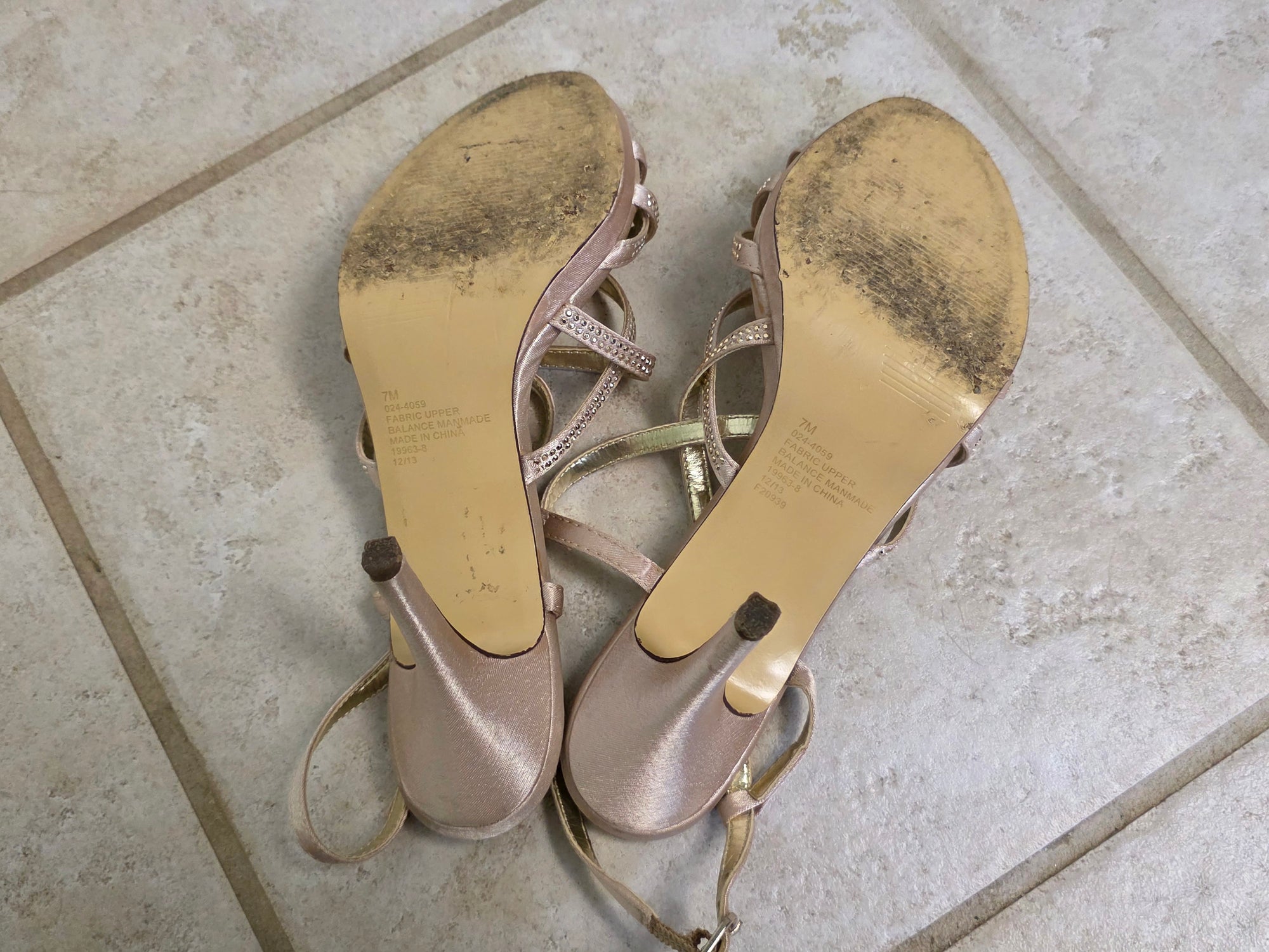 Size 7 Taupe I. Miller Strappy Sandals