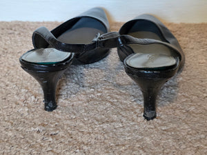 Size 6 Black East 5th Slingback Pumps