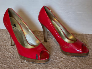 Size 8.5 1/2 sugar Peep-Toe Pumps