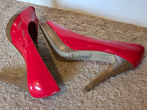 Size 8.5 1/2 sugar Peep-Toe Pumps