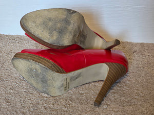 Size 8.5 1/2 sugar Peep-Toe Pumps