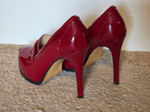 Size 8 Red Patent FSJ Mary Jane Pumps
