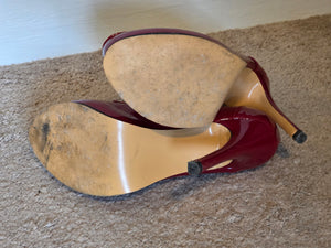 Size 8 Red Patent FSJ Mary Jane Pumps