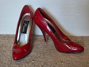 Size 7 Red Patent Pleaser Pumps
