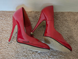Size 7 Red Patent Pleaser Pumps