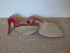 Size 7 Red Patent Pleaser Pumps