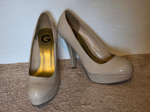 Size 10 Beige G by Guess Pumps