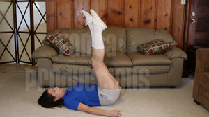 Addie Juniper in Calf-High Socks & Keds