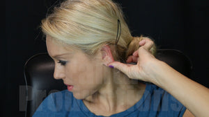 Brooke Pulling and Folding her Earlobes #2