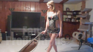 Jamie Lynn Vacuuming in Lingerie