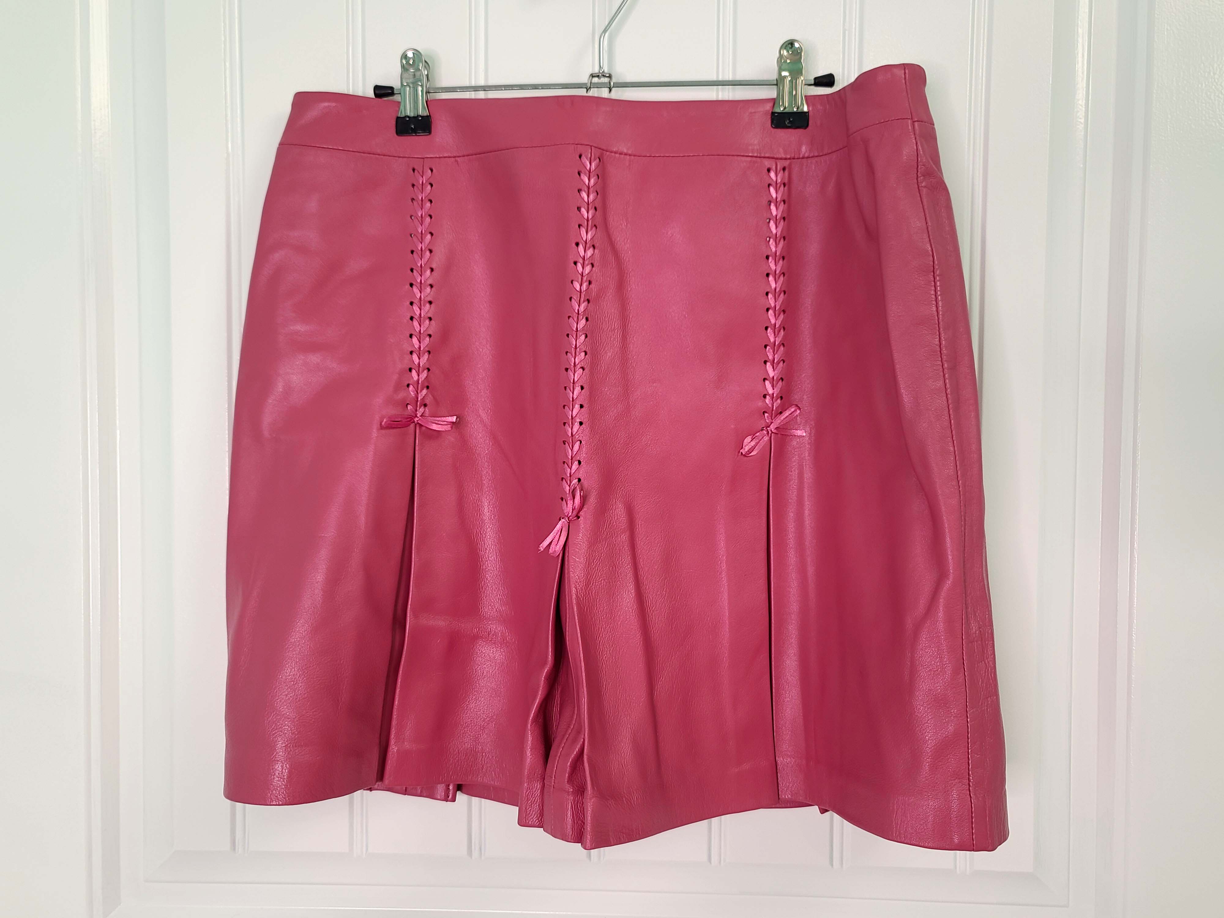 Margaret godfrey leather skirt sale