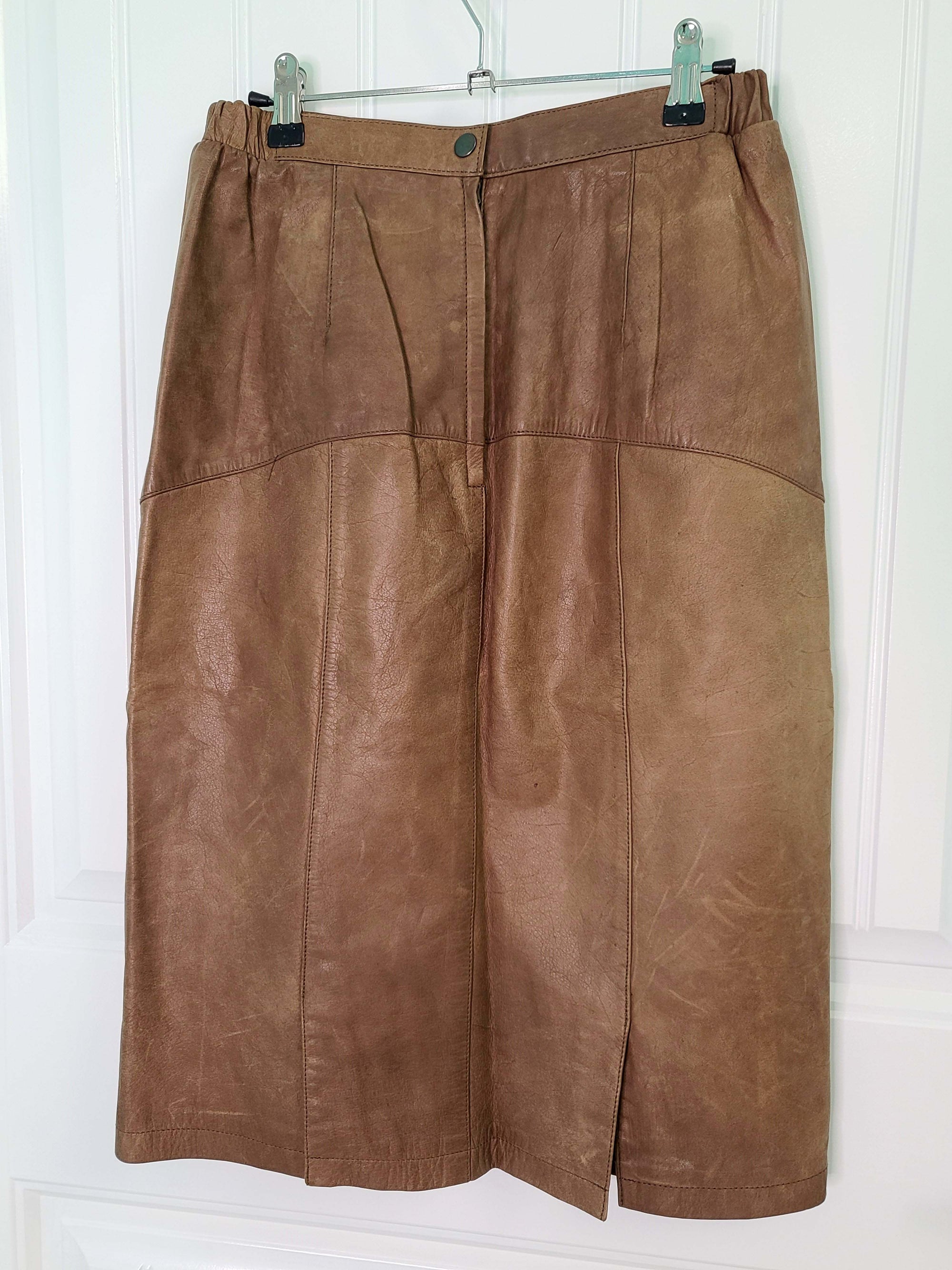 Jacqueline Ferrar Leather Skirt (12)