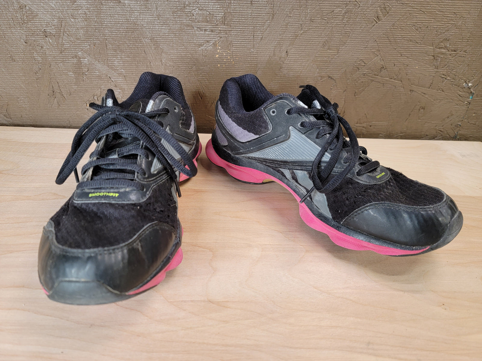 Black & Pink Reebok Sneakers (8)