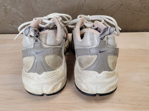 White & Gray Nike Air Sneakers (8)
