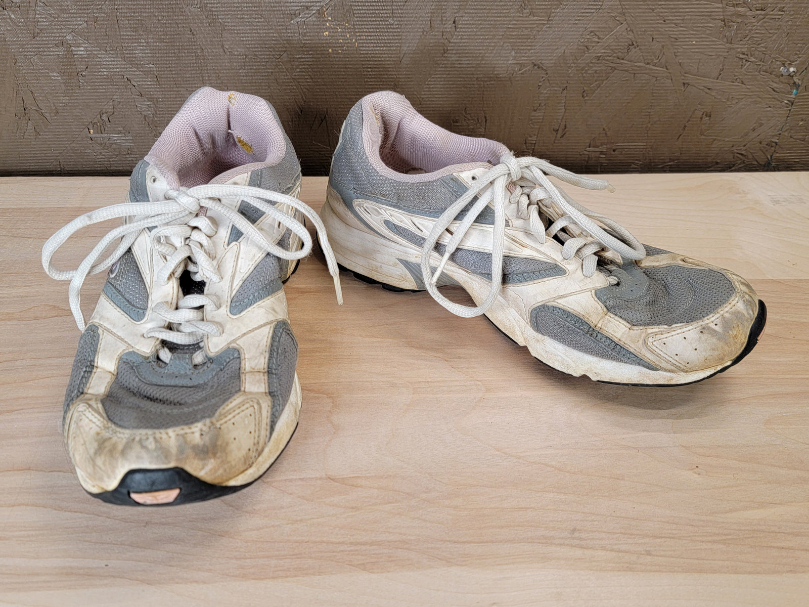 White & Gray Reebok Sneakers (8)