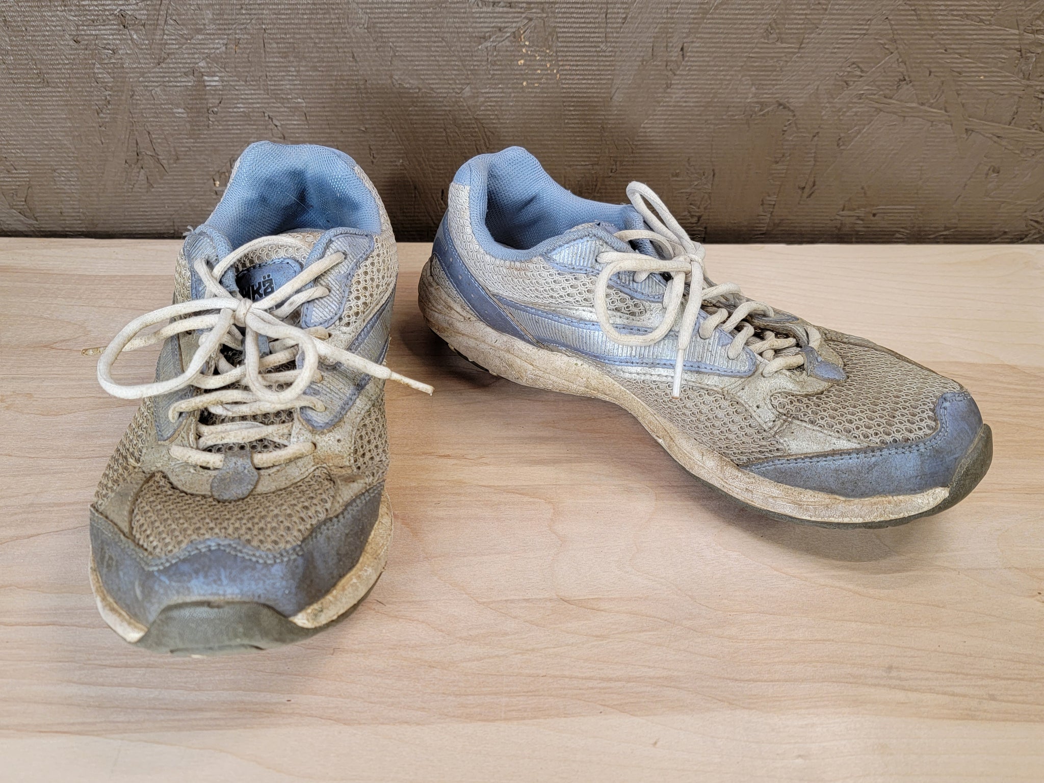 Light Blue & Gray Ryka Sneakers (8) - Fanta Productions