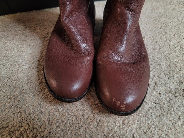 Size 8.5 Reddish Brown H by Halston Riding Boots