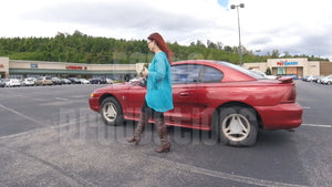 Brown Boots at Shopping Center